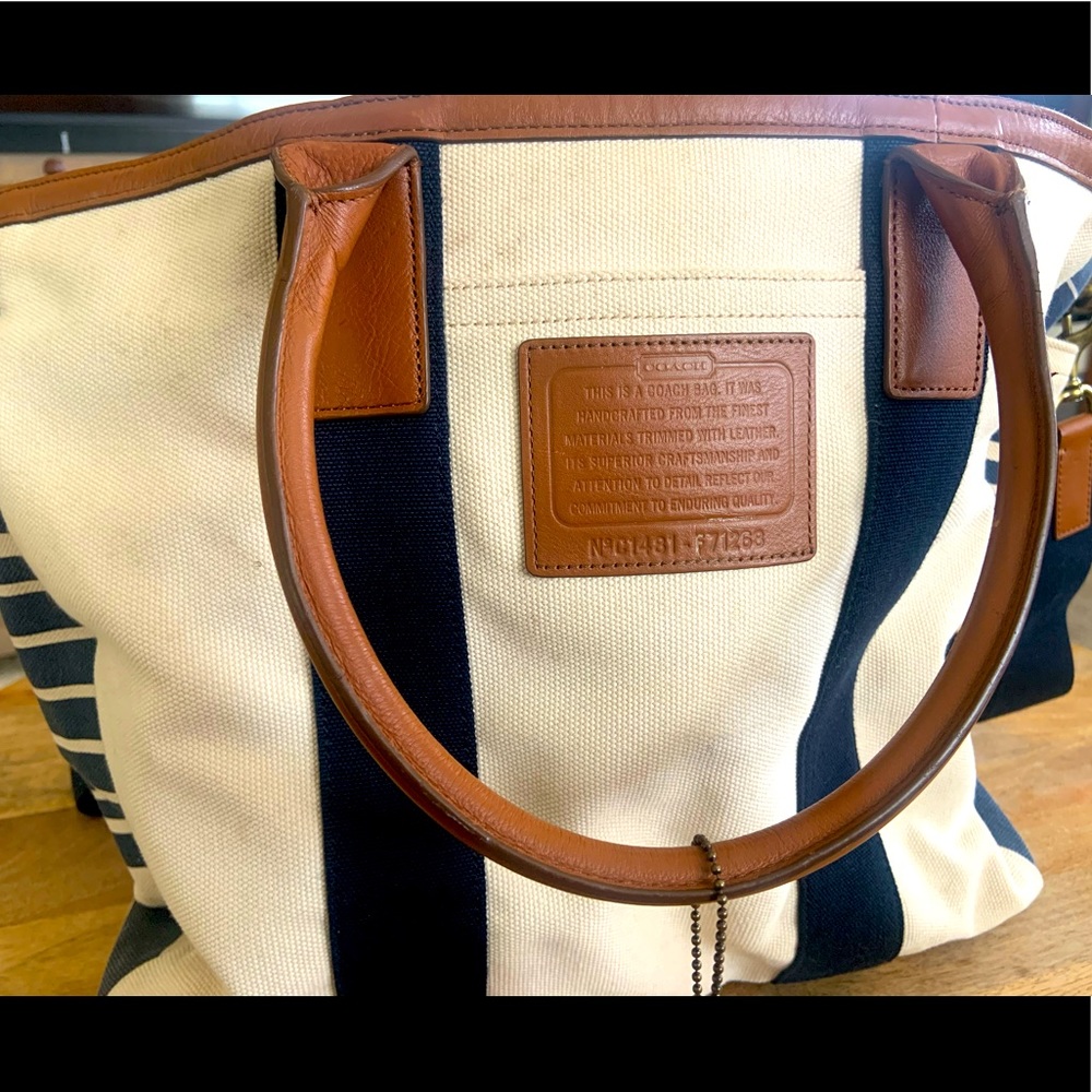 Coach Canvas Weekend bag